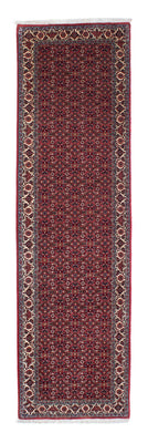 Tapis de couloir Tapis persan - Bidjar - 302 x 81 cm - rouge