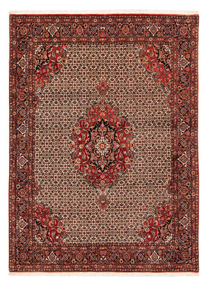 Tapis persan - Bidjar - 258 x 200 cm - rouge foncé