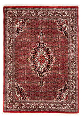 Tapis persan - Bidjar - 233 x 168 cm - rouge foncé