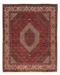 Tapis persan - Bidjar - 244 x 200 cm - rouge foncé