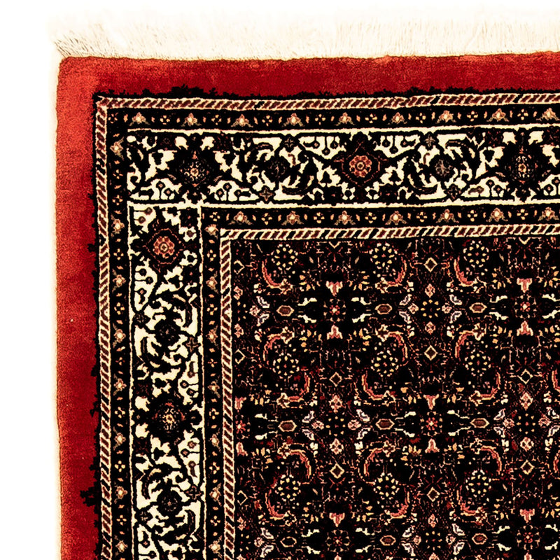 Tapis de couloir Tapis persan - Bidjar - 293 x 100 cm - rouge foncé