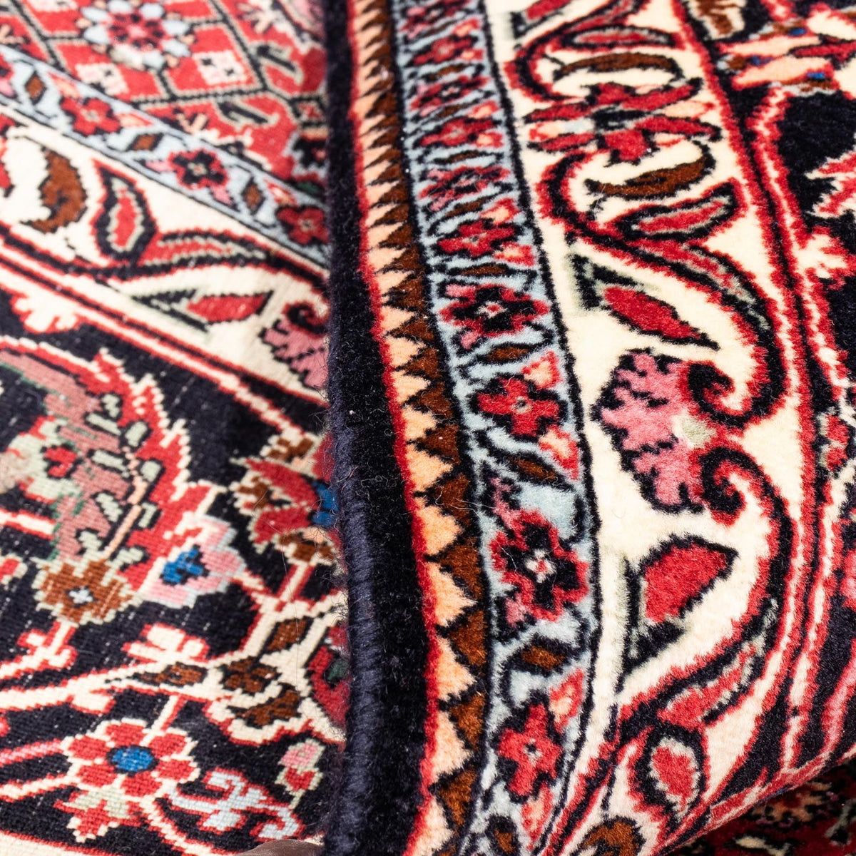 Tapis persan - Bidjar - 340 x 255 cm - rouge clair