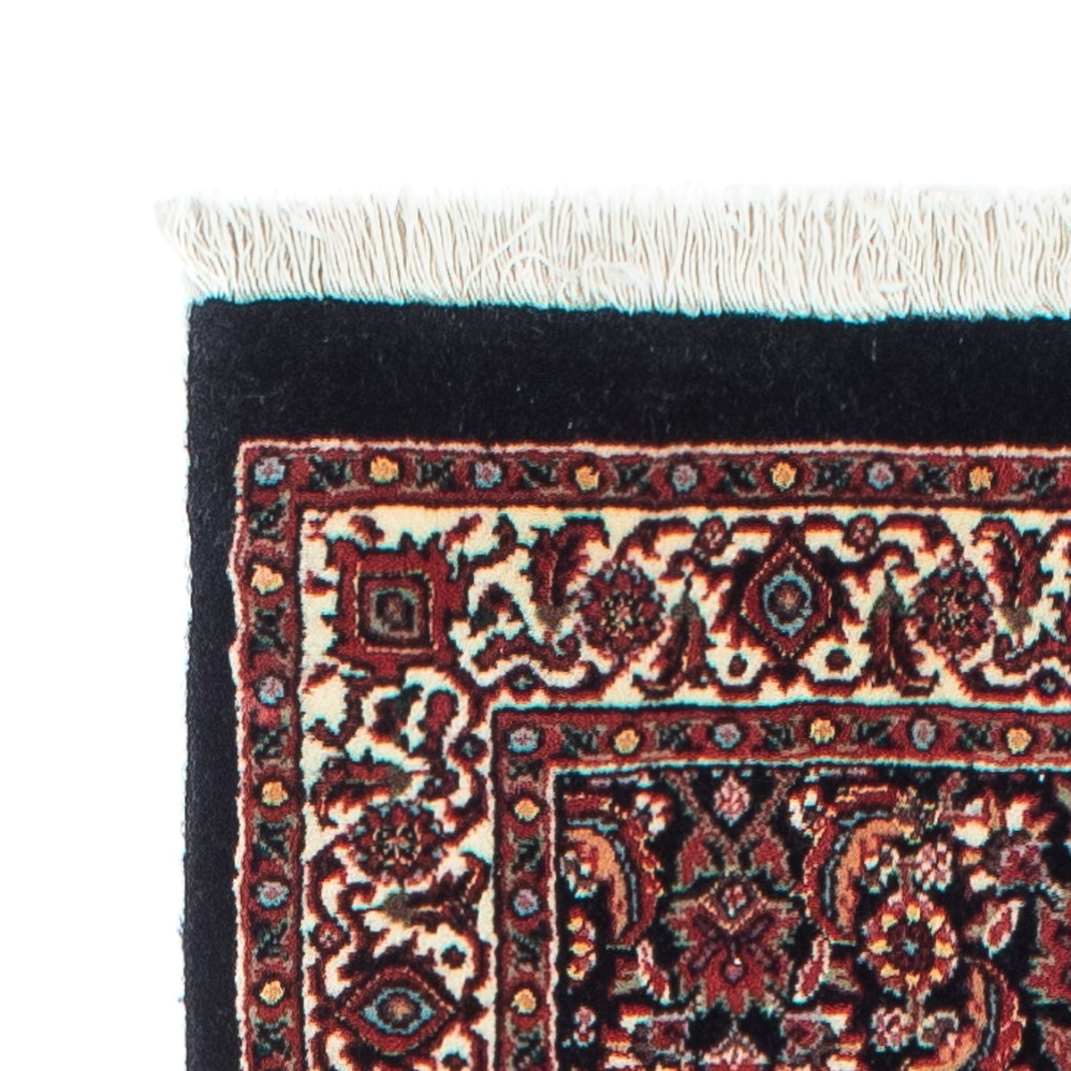 Tapis de couloir Tapis persan - Bidjar - 195 x 48 cm - bleu foncé