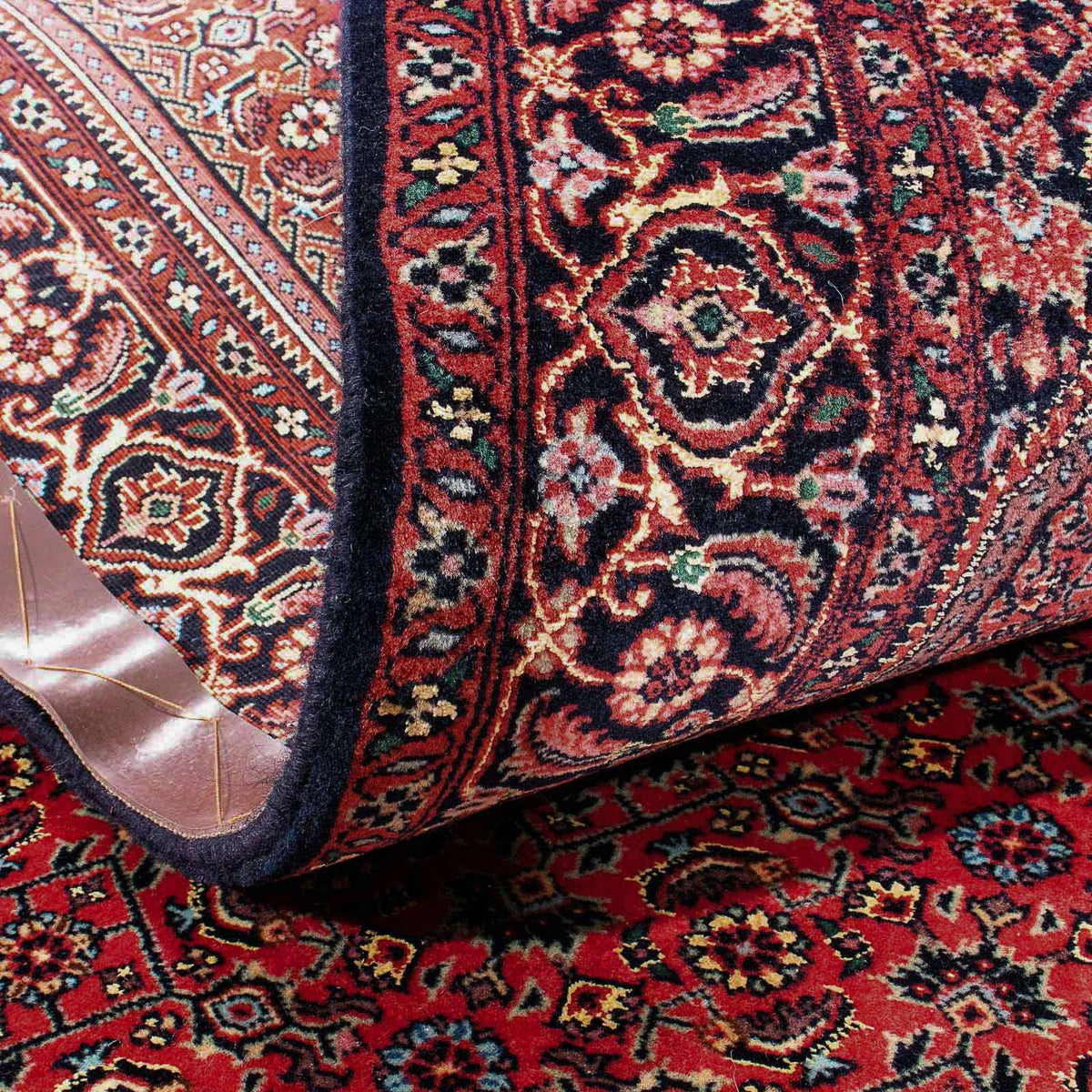 Tapis de couloir Tapis persan - Bidjar - 187 x 107 cm - rouge