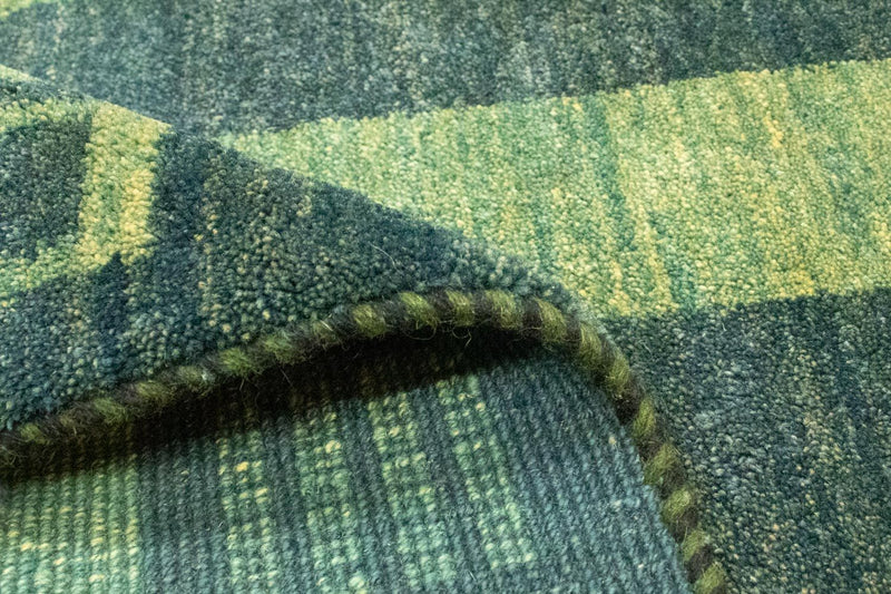 Tapis Gabbeh - Persan - 233 x 178 cm - vert