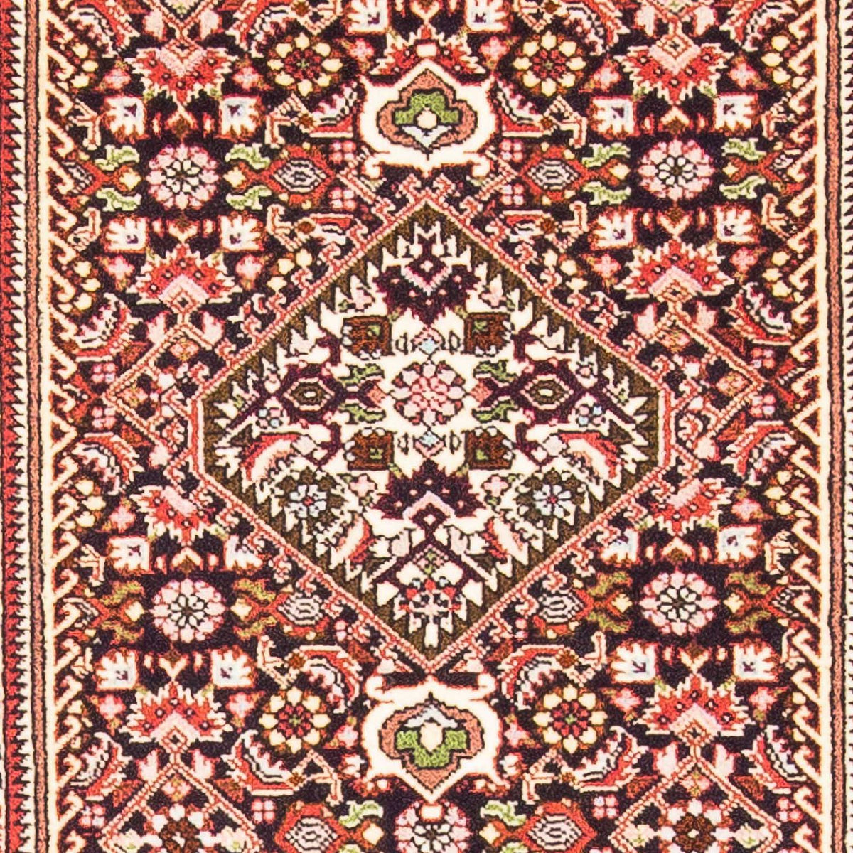 Tapis persan - Bidjar - 136 x 83 cm - rouge