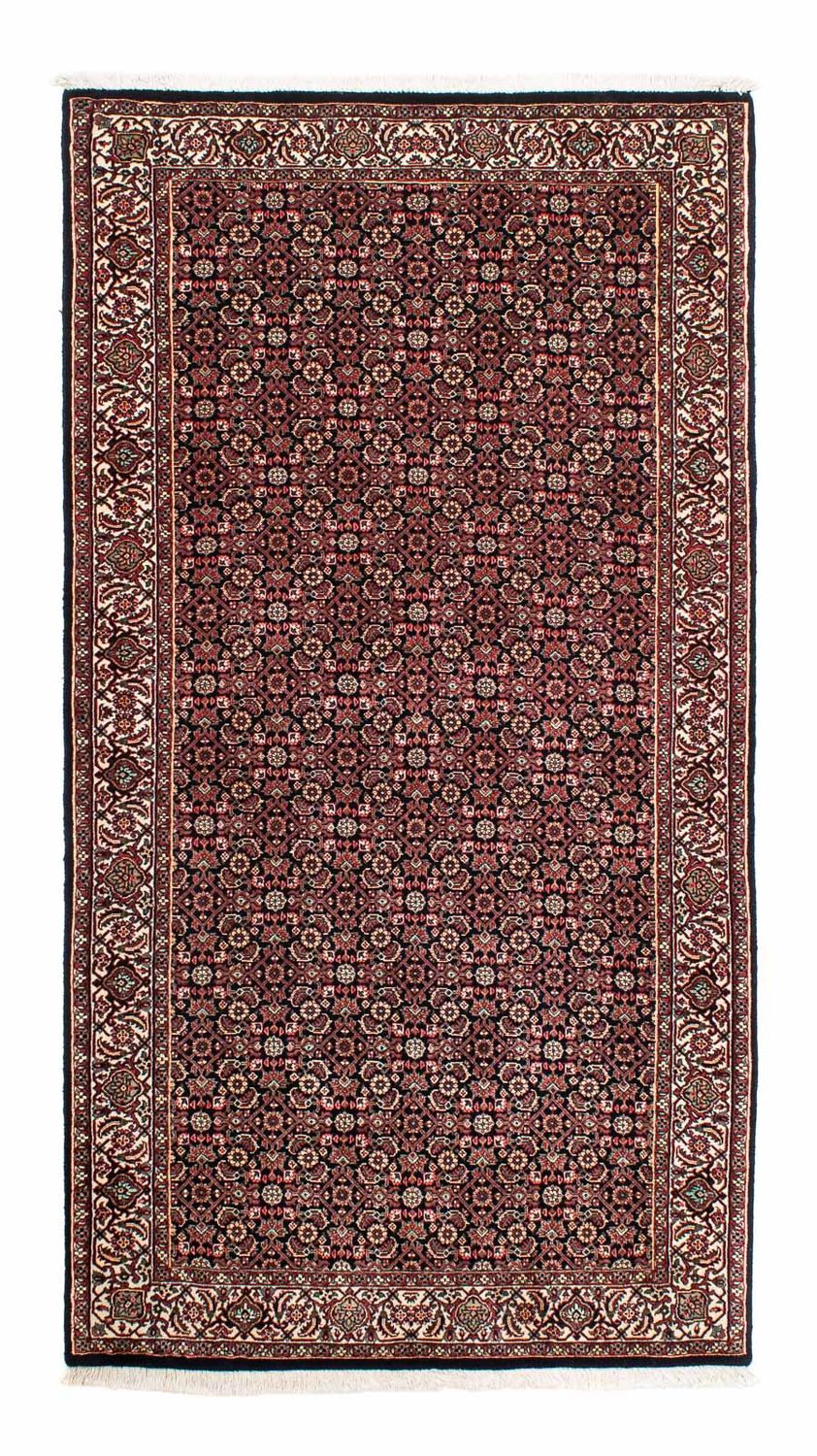 Tapis de couloir Tapis persan - Bidjar - 195 x 100 cm - bleu foncé
