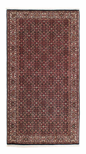 Tapis de couloir Tapis persan - Bidjar - 195 x 100 cm - bleu foncé