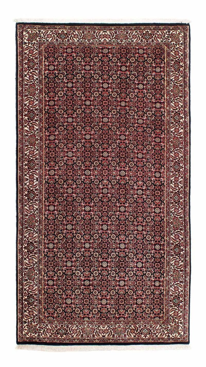 Tapis de couloir Tapis persan - Bidjar - 195 x 100 cm - bleu foncé