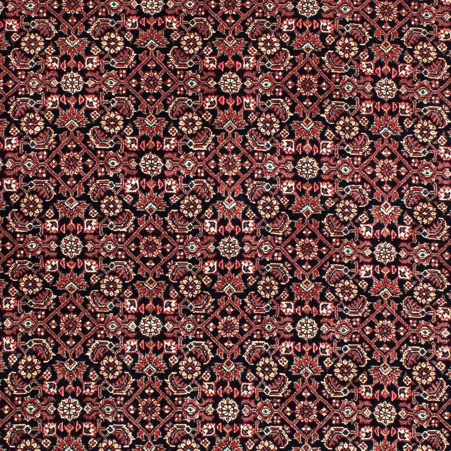 Tapis de couloir Tapis persan - Bidjar - 195 x 100 cm - bleu foncé
