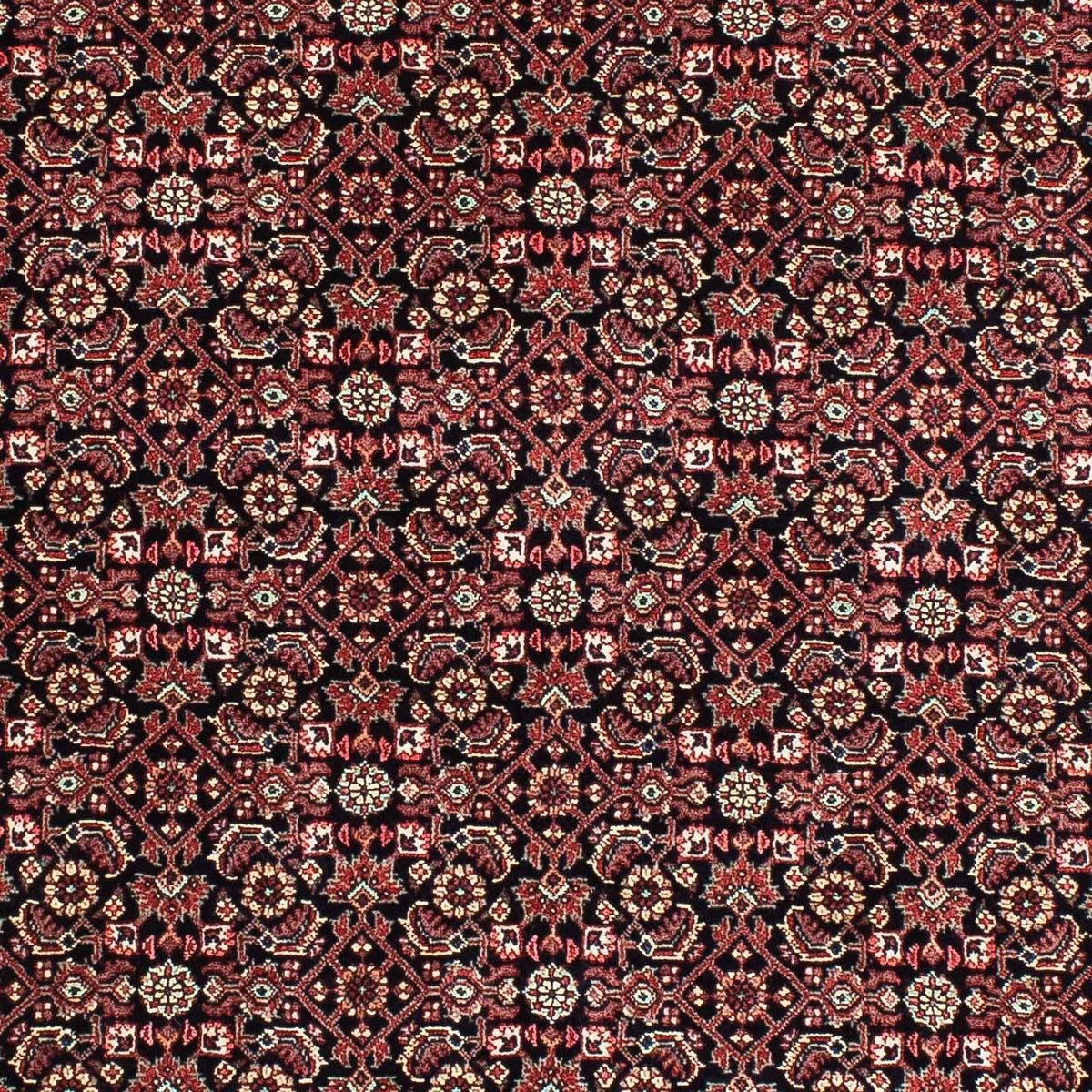 Tapis de couloir Tapis persan - Bidjar - 195 x 100 cm - bleu foncé