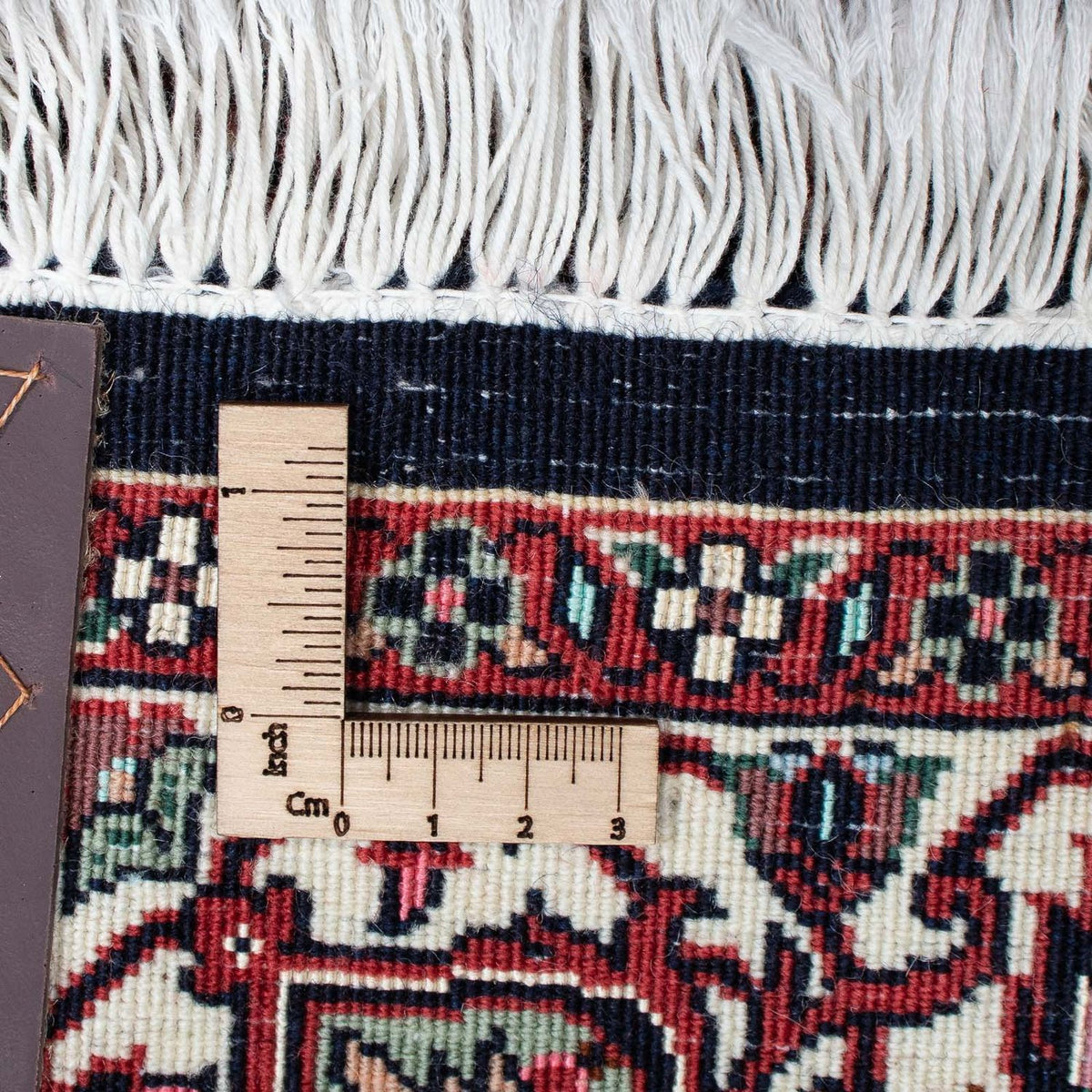 Tapis de couloir Tapis persan - Bidjar - 195 x 100 cm - bleu foncé