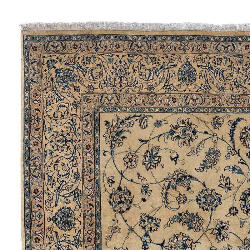 Tapis persan - Nain - Royal - 352 x 243 cm - marron clair