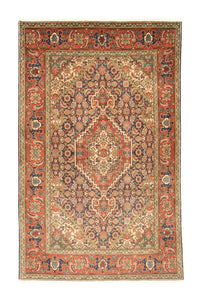 Tapis persan - Tabriz - Royal - 145 x 95 cm - bleu foncé