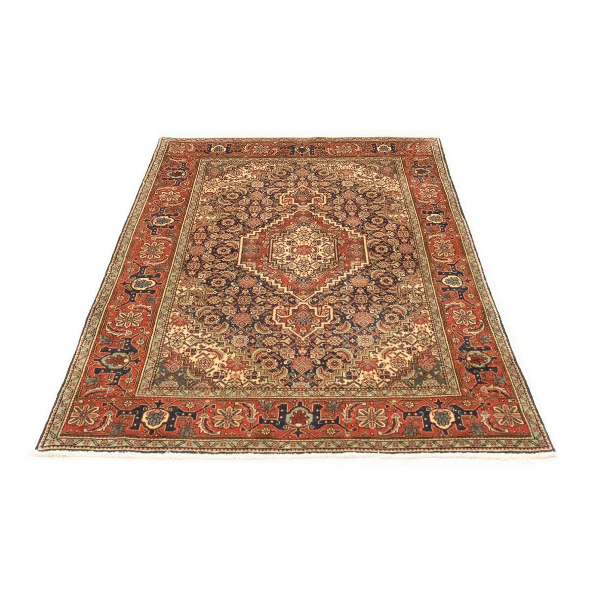 Tapis persan - Tabriz - Royal - 145 x 95 cm - bleu foncé