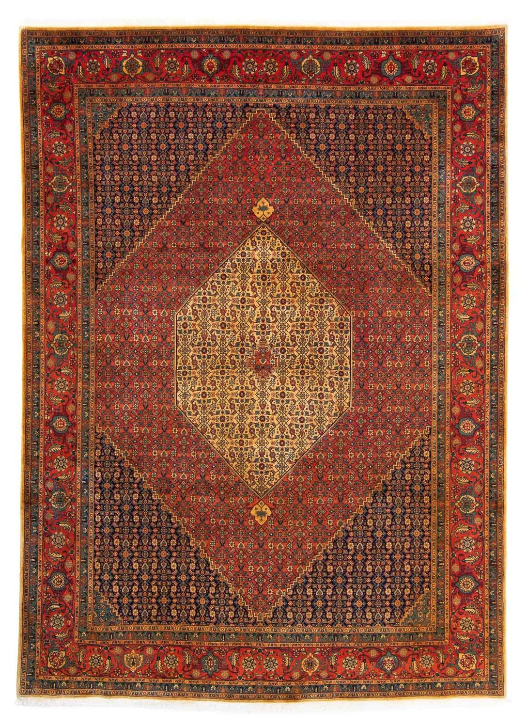 Tapis persan - Tabriz - Royal - 337 x 251 cm - rouge foncé