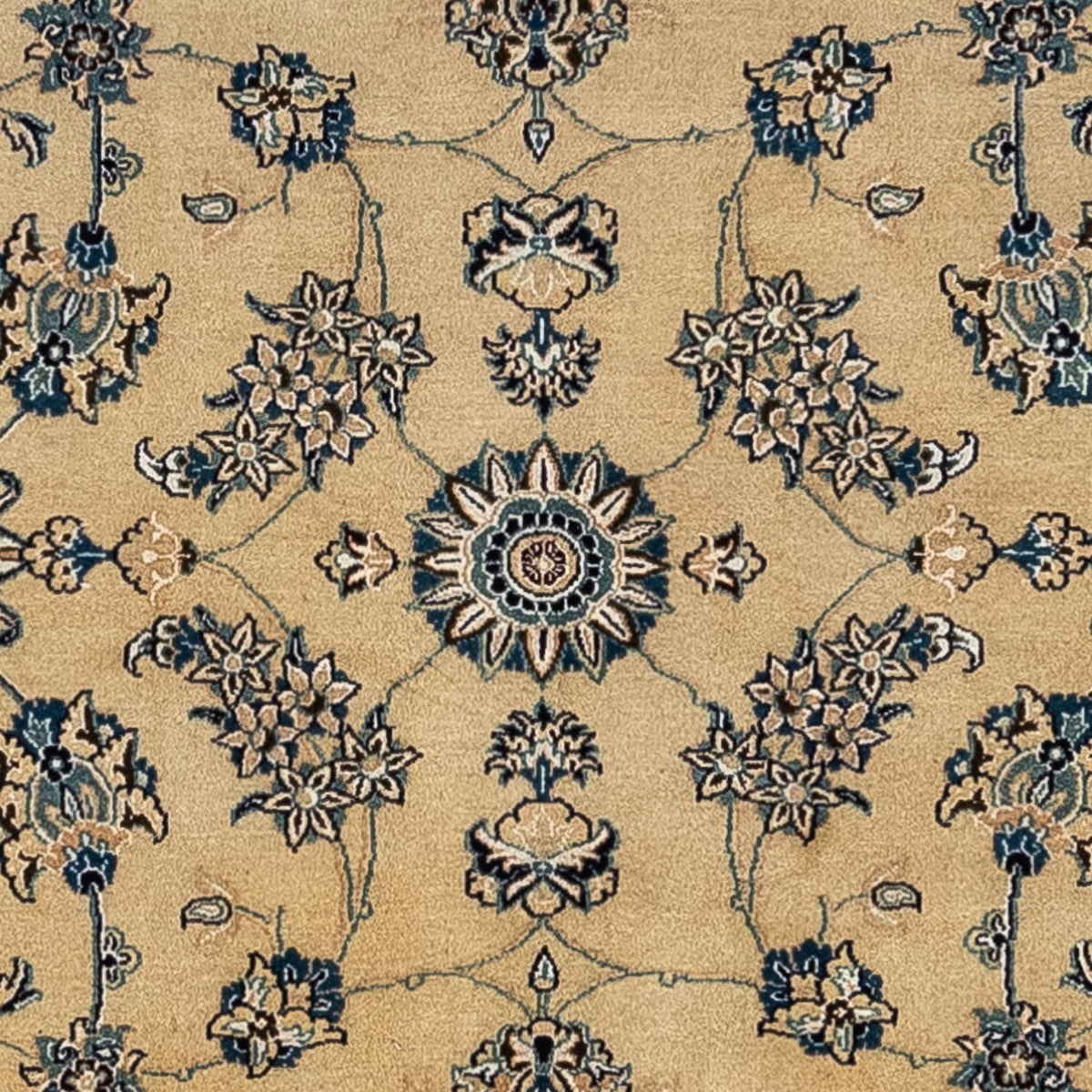 Tapis persan - Nain - Royal - 343 x 247 cm - marron clair