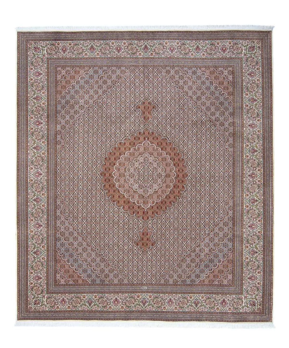 Tapis persan - Tabriz - 288 x 251 cm - multicolore