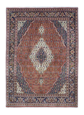Tapis persan - Tabriz - 209 x 152 cm - rouille