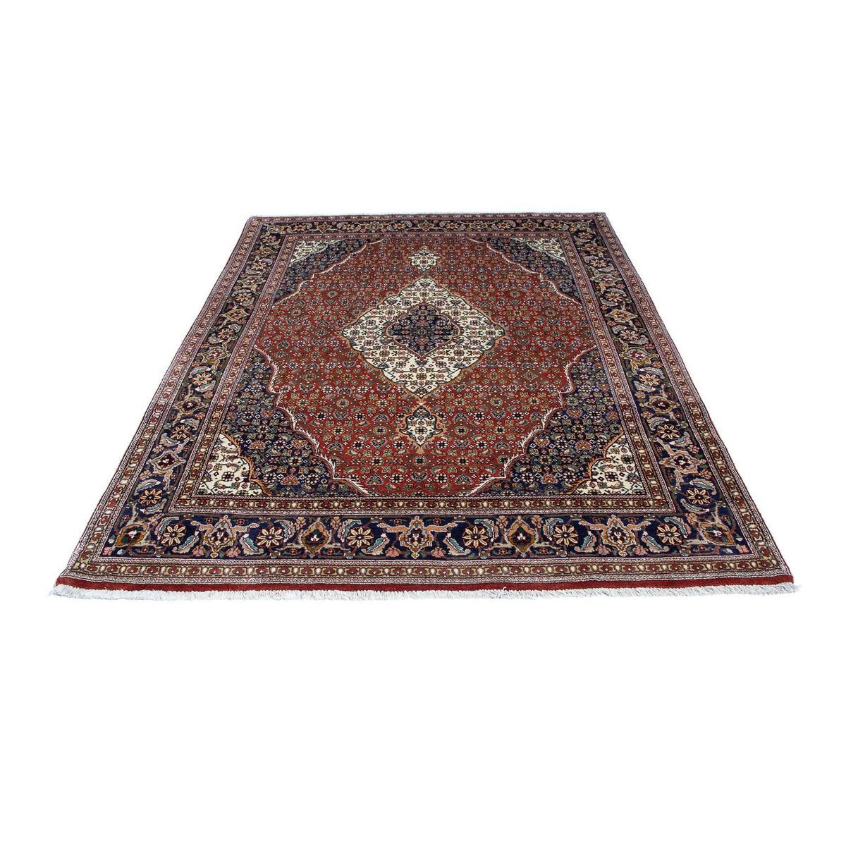 Tapis persan - Tabriz - 209 x 152 cm - rouille