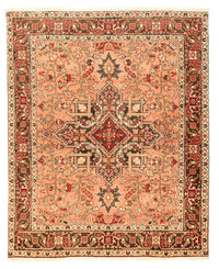 Tapis persan - Nomadic - 197 x 157 cm - rouge clair