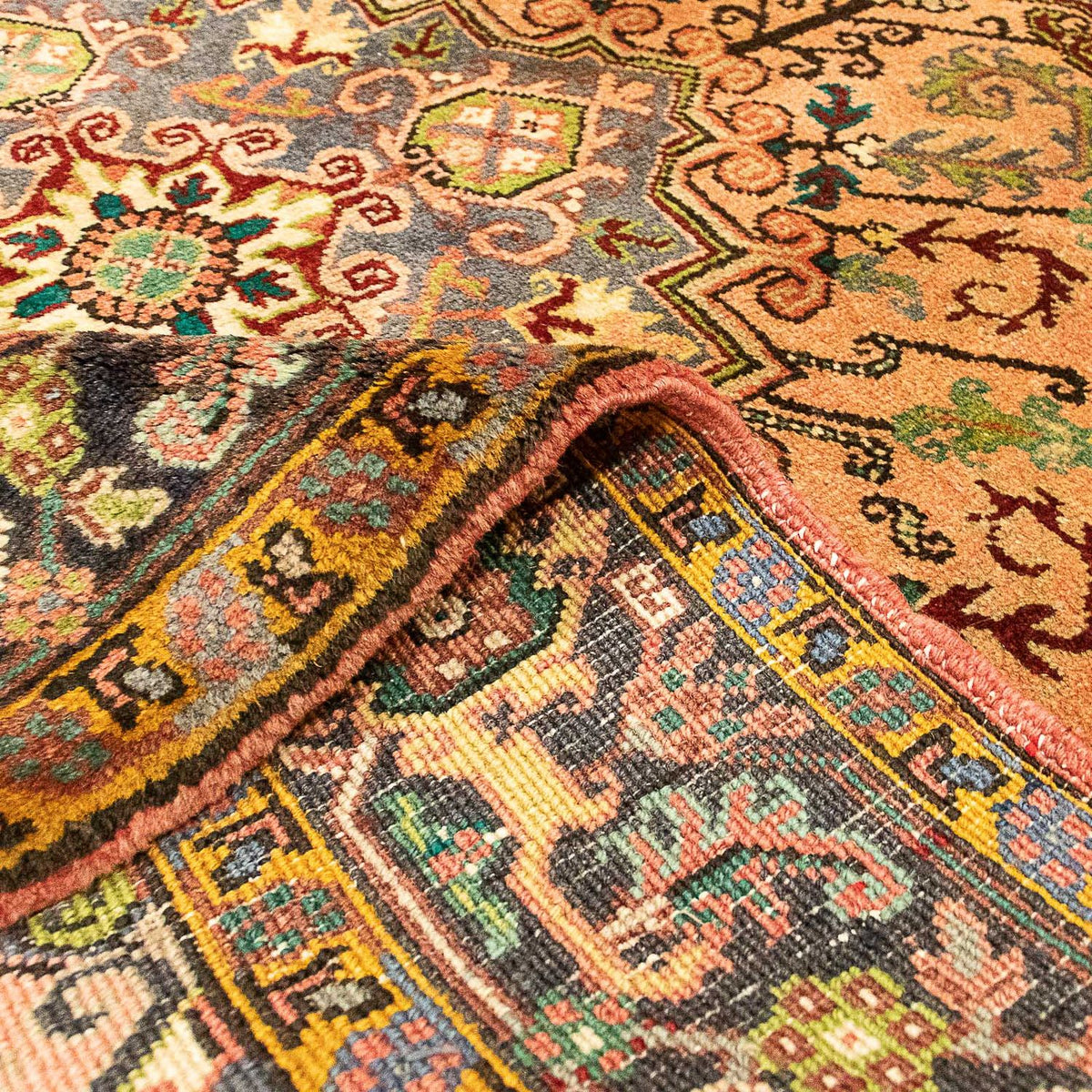 Tapis persan - Nomadic - 200 x 150 cm - rose