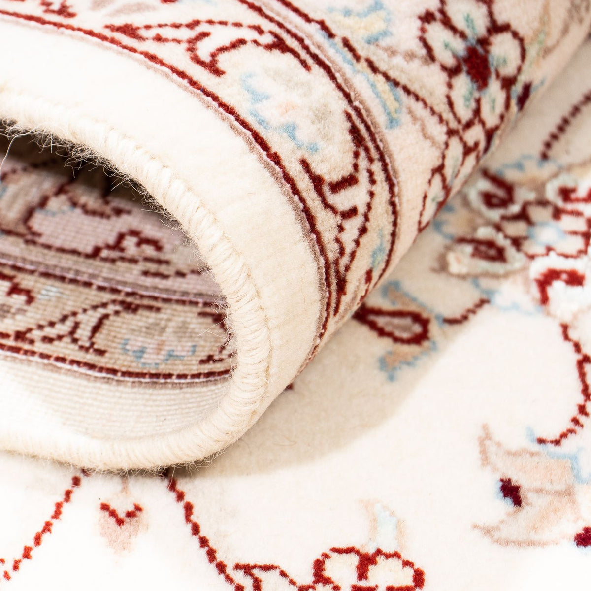 Tapis persan - Nain - Royal - 196 x 137 cm - beige