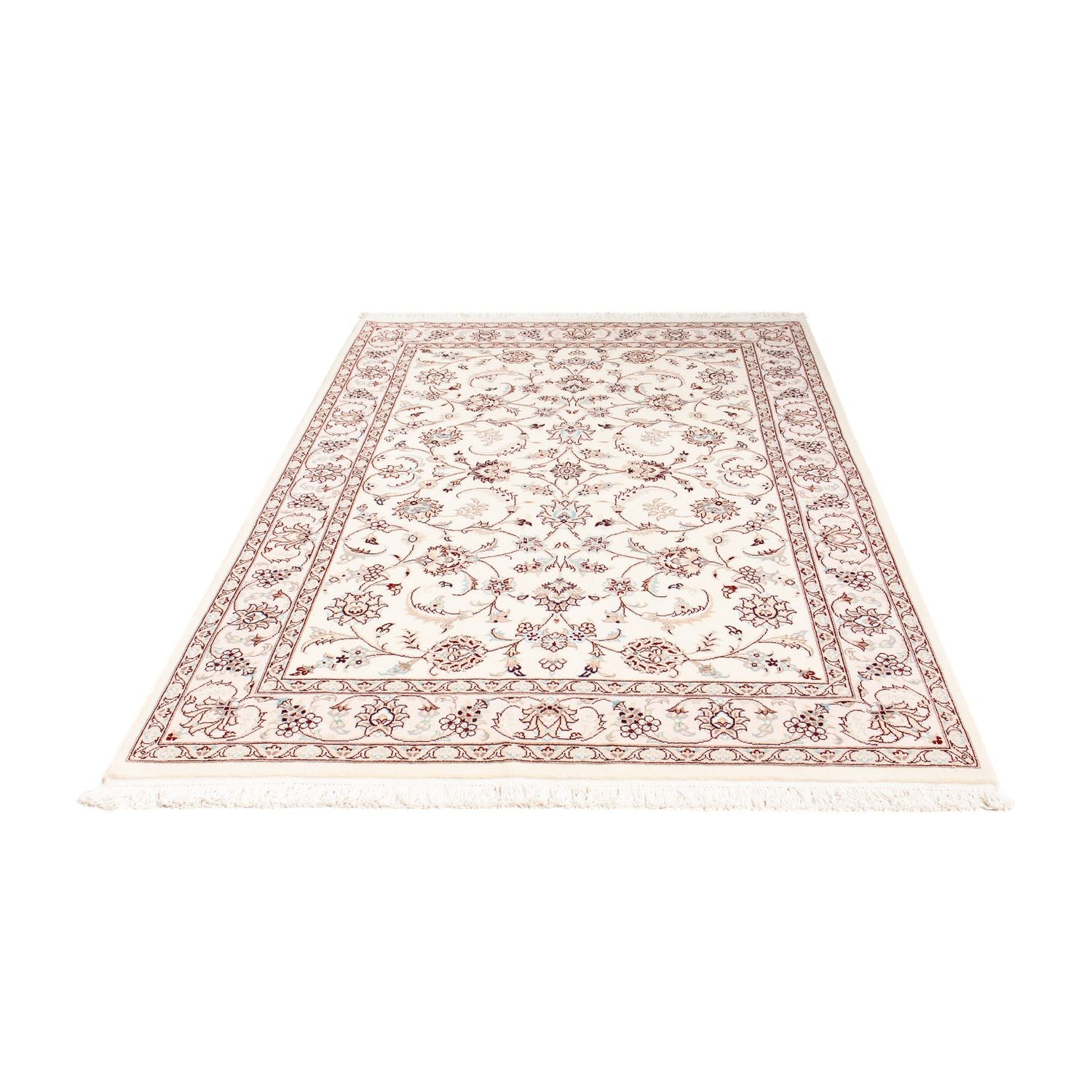 Tapis persan - Nain - Royal - 196 x 137 cm - beige