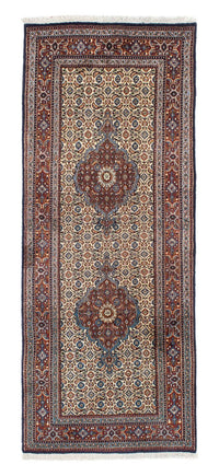Tapis de couloir Tapis persan - Classique - 200 x 77 cm - beige