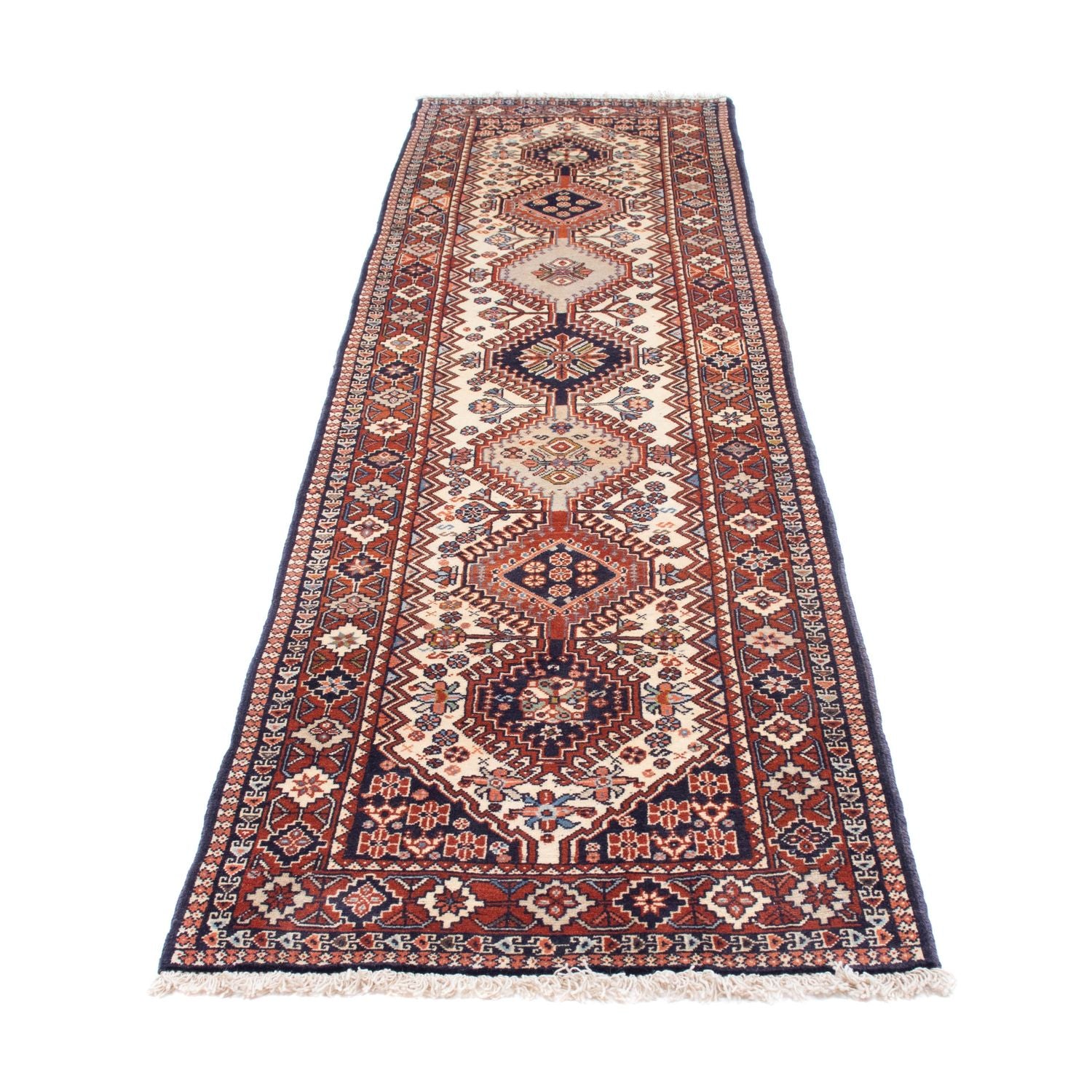 Tapis de couloir Tapis persan - Nomadic - 293 x 72 cm - beige