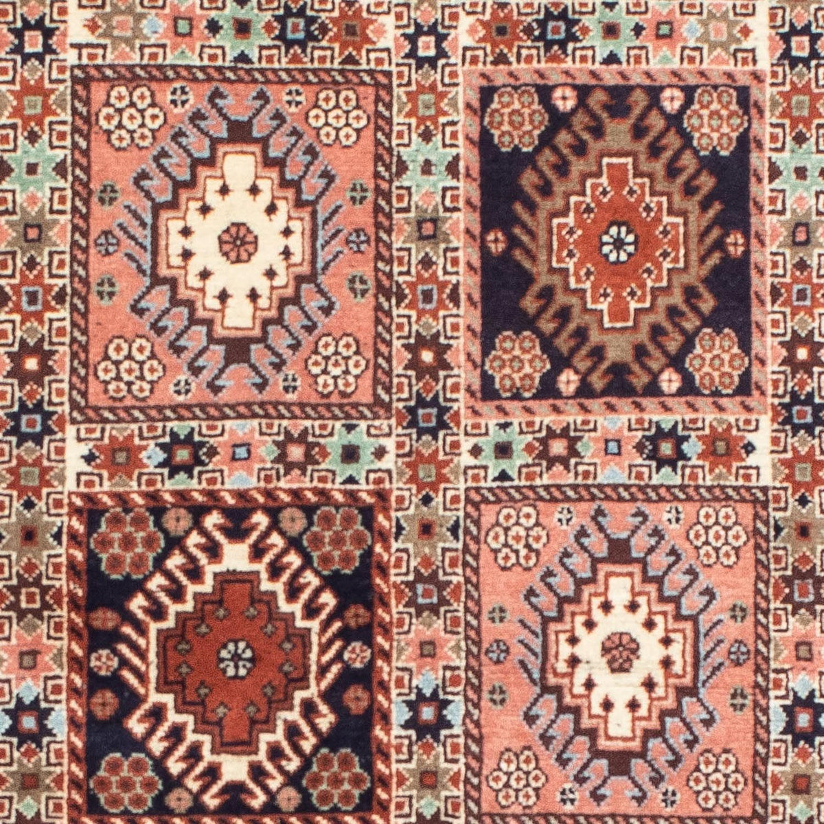 Tapis de couloir Tapis persan - Nomadic - 198 x 79 cm - rouge clair