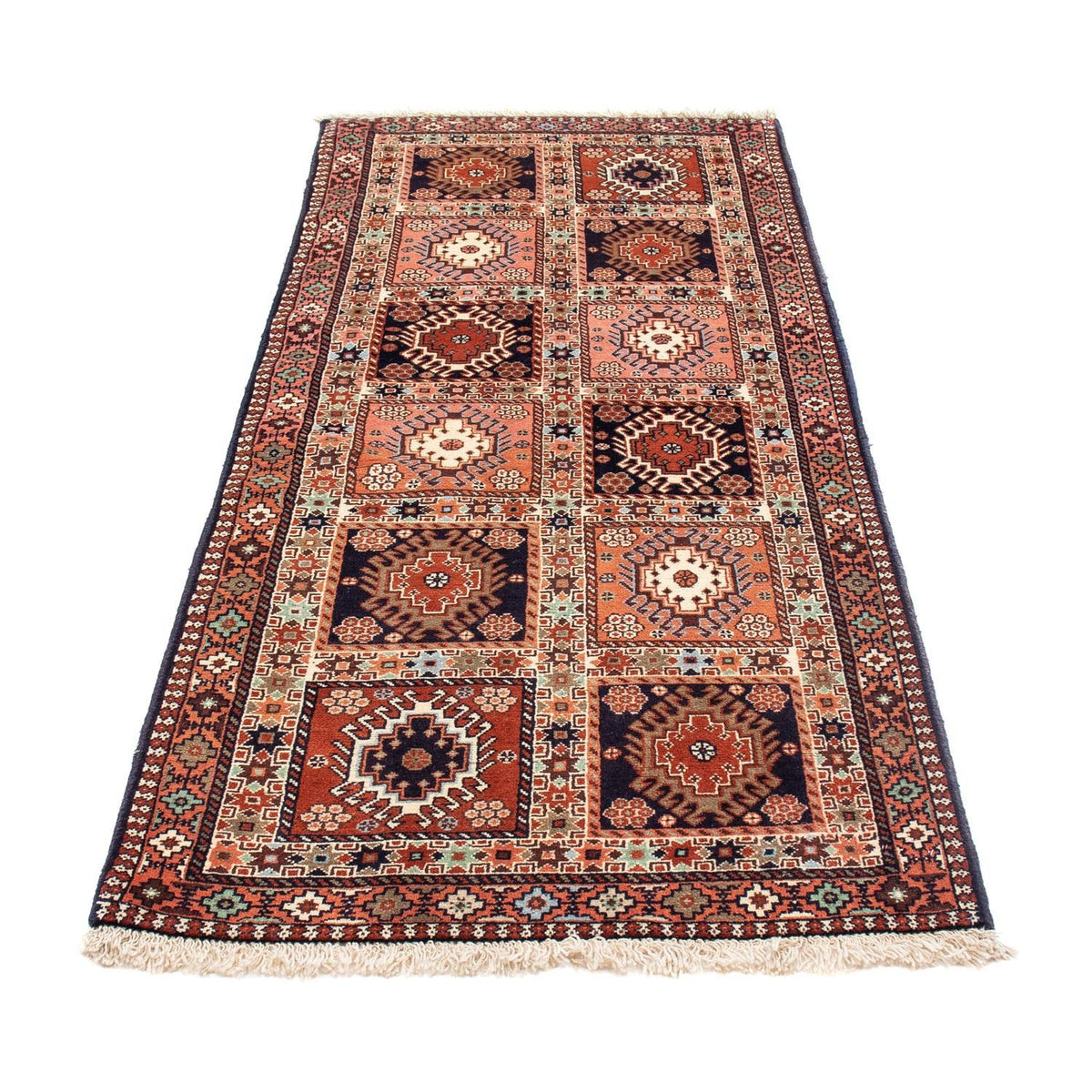 Tapis de couloir Tapis persan - Nomadic - 198 x 79 cm - rouge clair