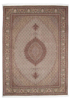 Tapis persan - Tabriz - 237 x 168 cm - marron clair
