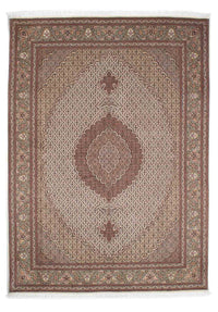 Tapis persan - Tabriz - 237 x 168 cm - marron clair