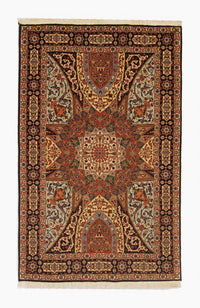 Tapis persan - Tabriz - Royal - 154 x 98 cm - multicolore