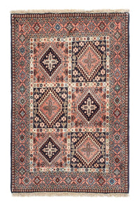 Tapis persan - Nomadic - 147 x 100 cm - rouge clair