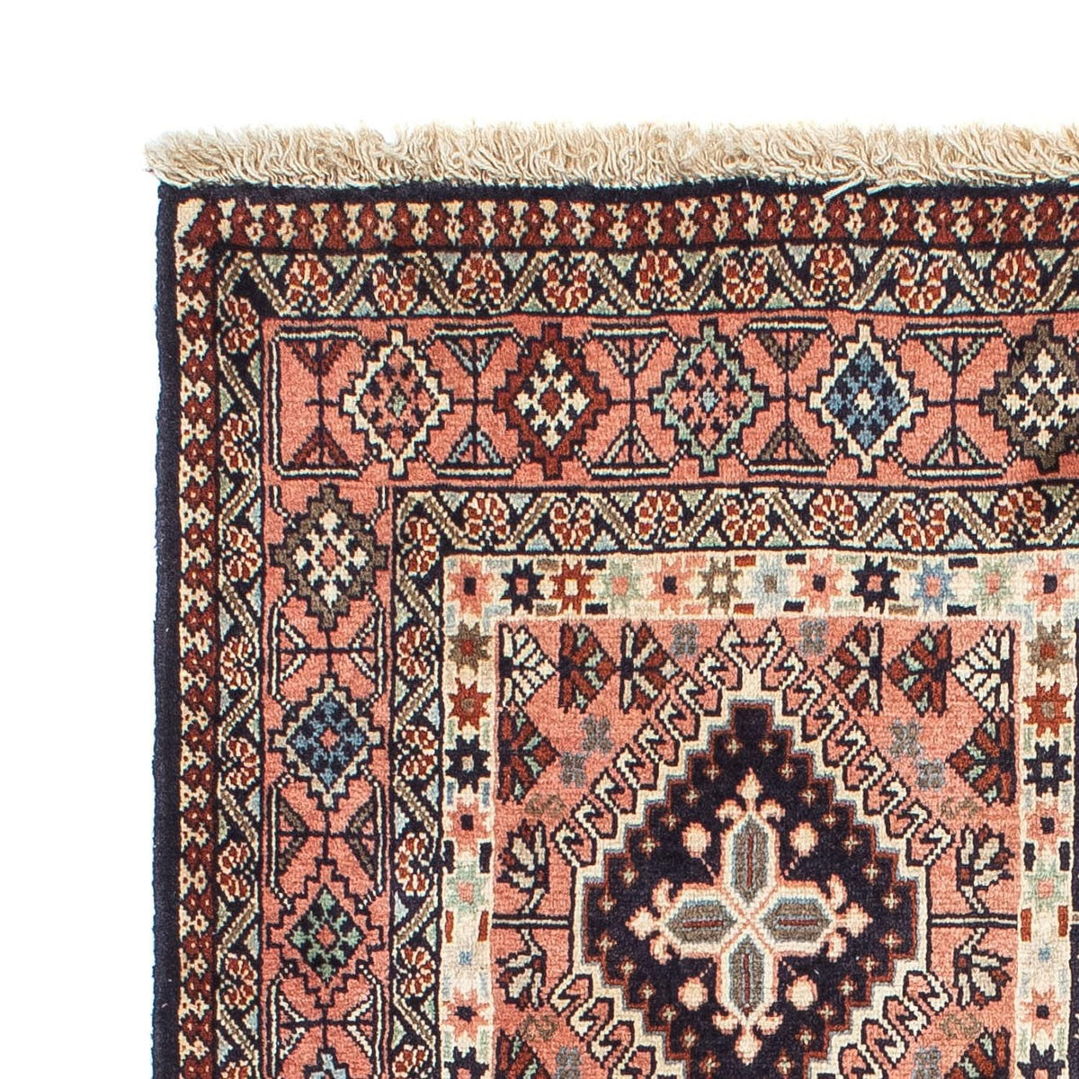 Tapis persan - Nomadic - 147 x 100 cm - rouge clair