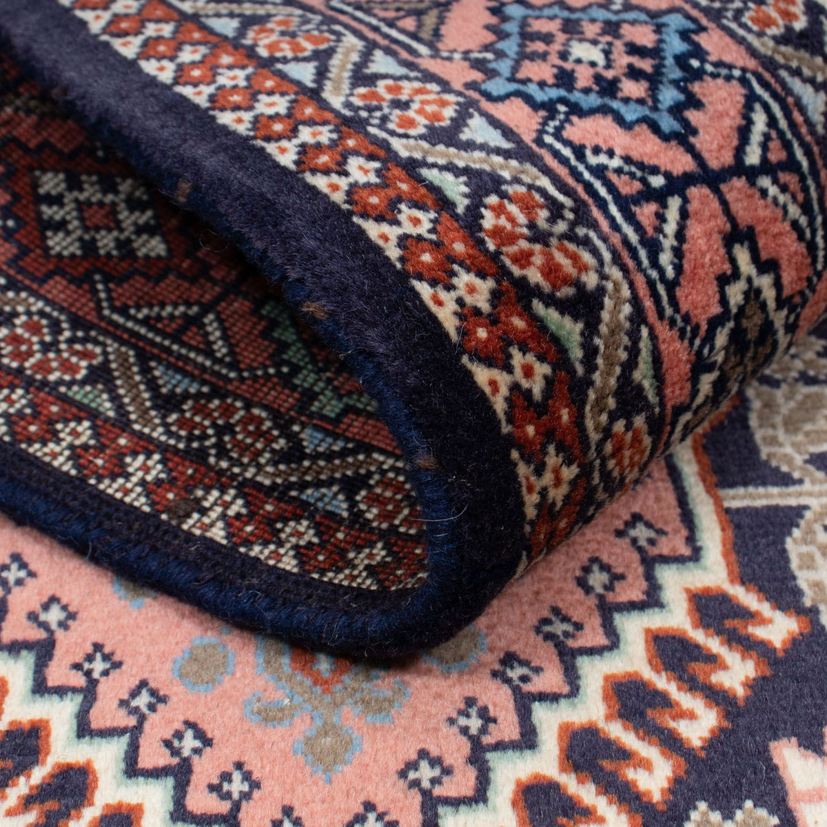 Tapis persan - Nomadic - 147 x 100 cm - rouge clair