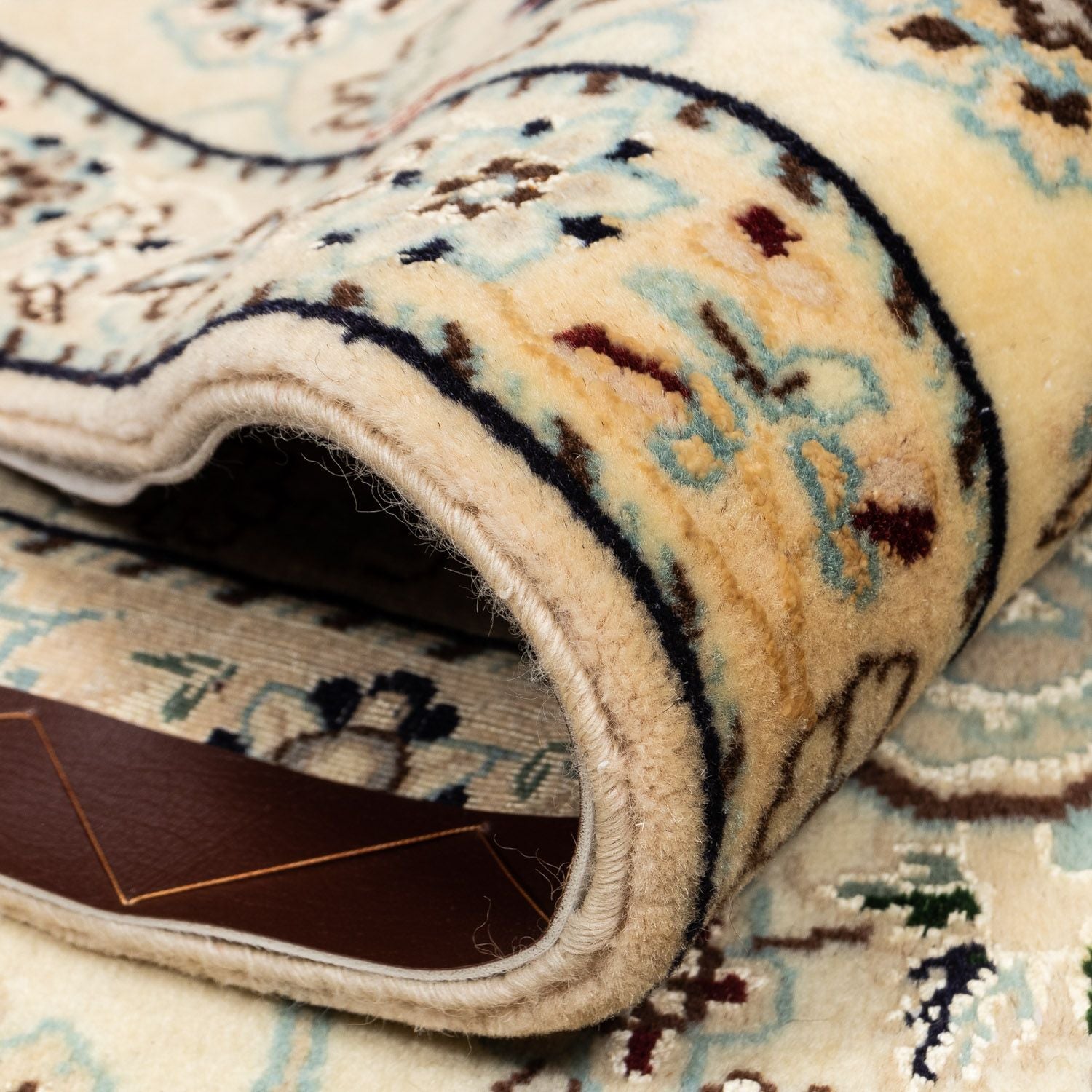 Tapis persan - Nain - Royal - 365 x 243 cm - beige