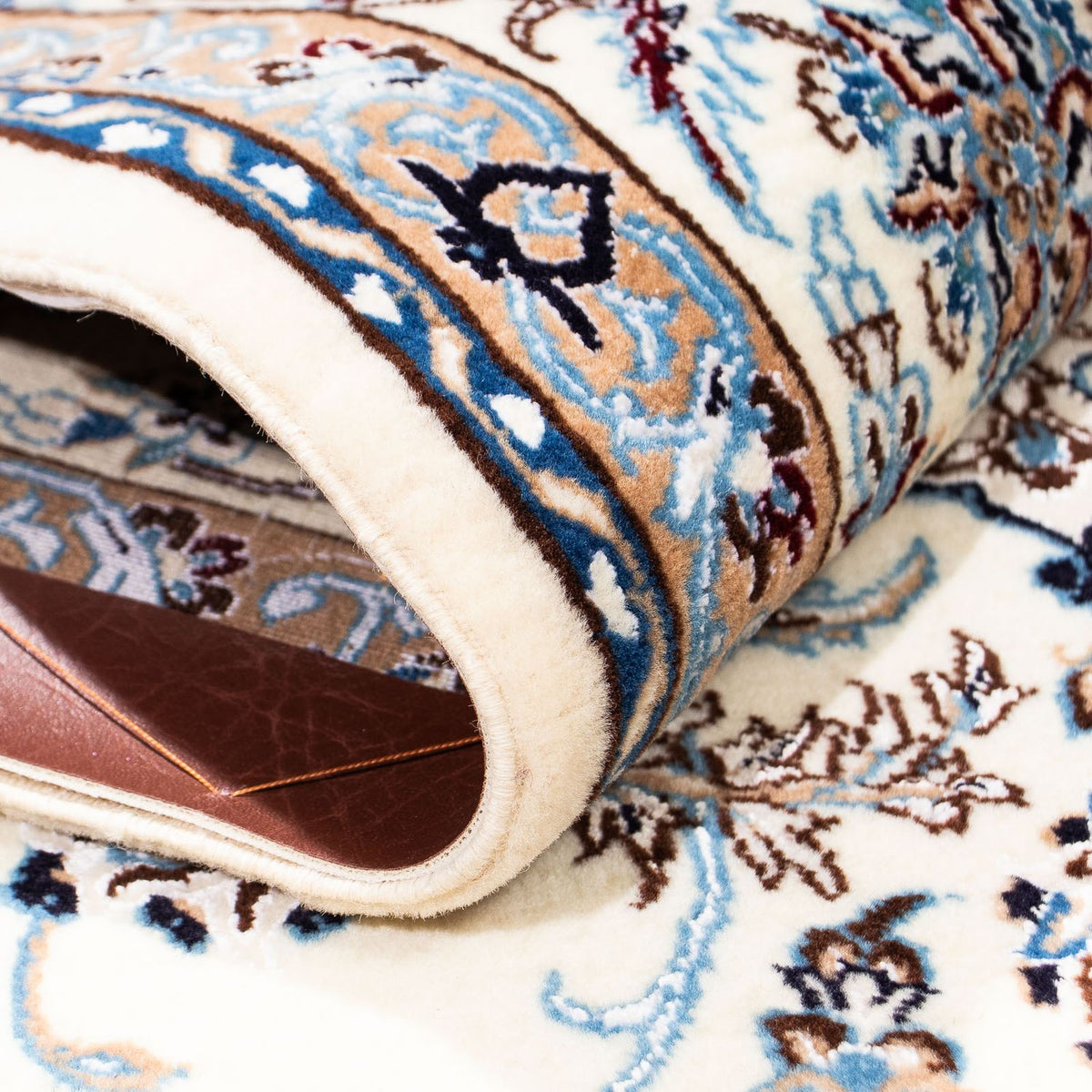 Tapis persan - Nain - Premium - 216 x 134 cm - beige