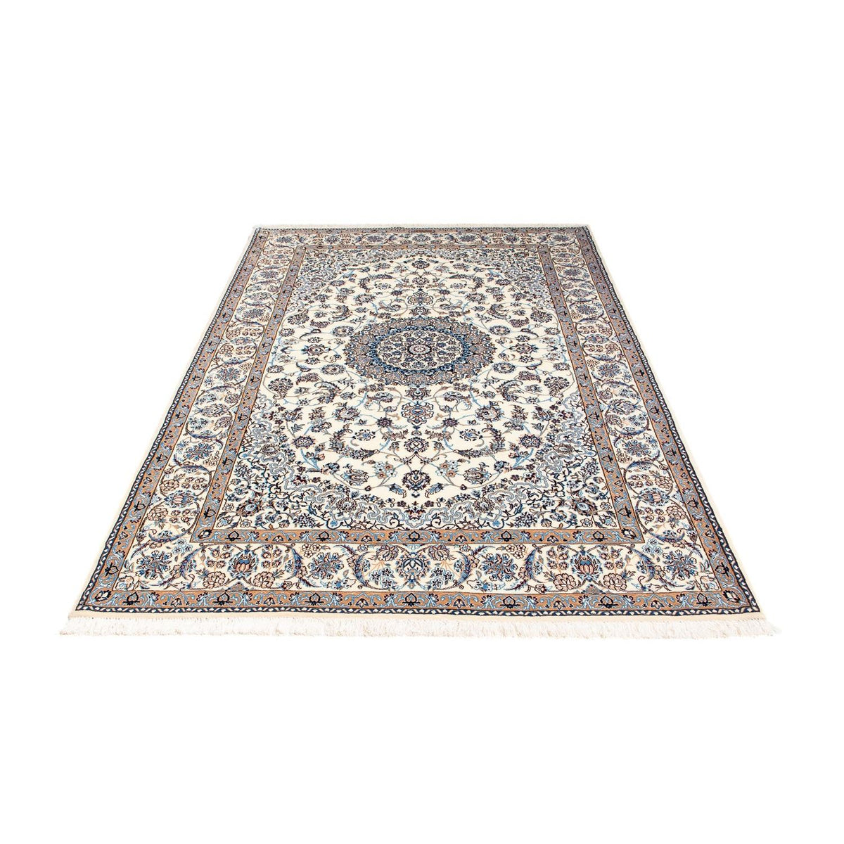 Tapis persan - Nain - Premium - 216 x 134 cm - beige
