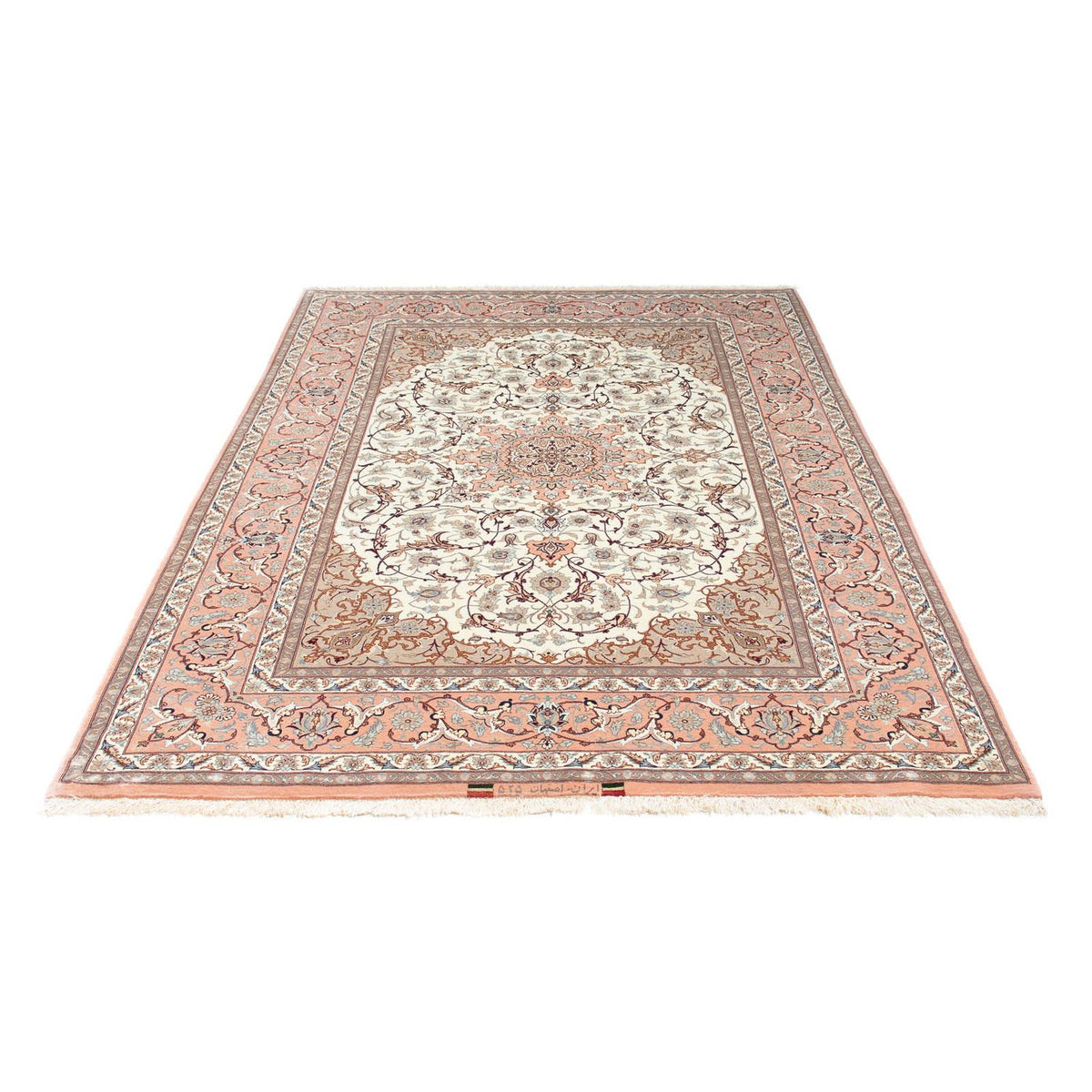 Tapis persan - Isfahan - Premium - 225 x 150 cm - beige