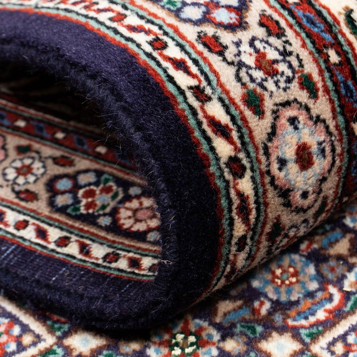 Tapis persan - Classique - 276 x 197 cm - bleu foncé