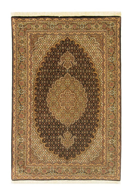 Tapis persan - Tabriz - Royal - 151 x 102 cm - bleu foncé