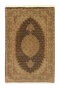 Tapis persan - Tabriz - Royal - 151 x 102 cm - bleu foncé