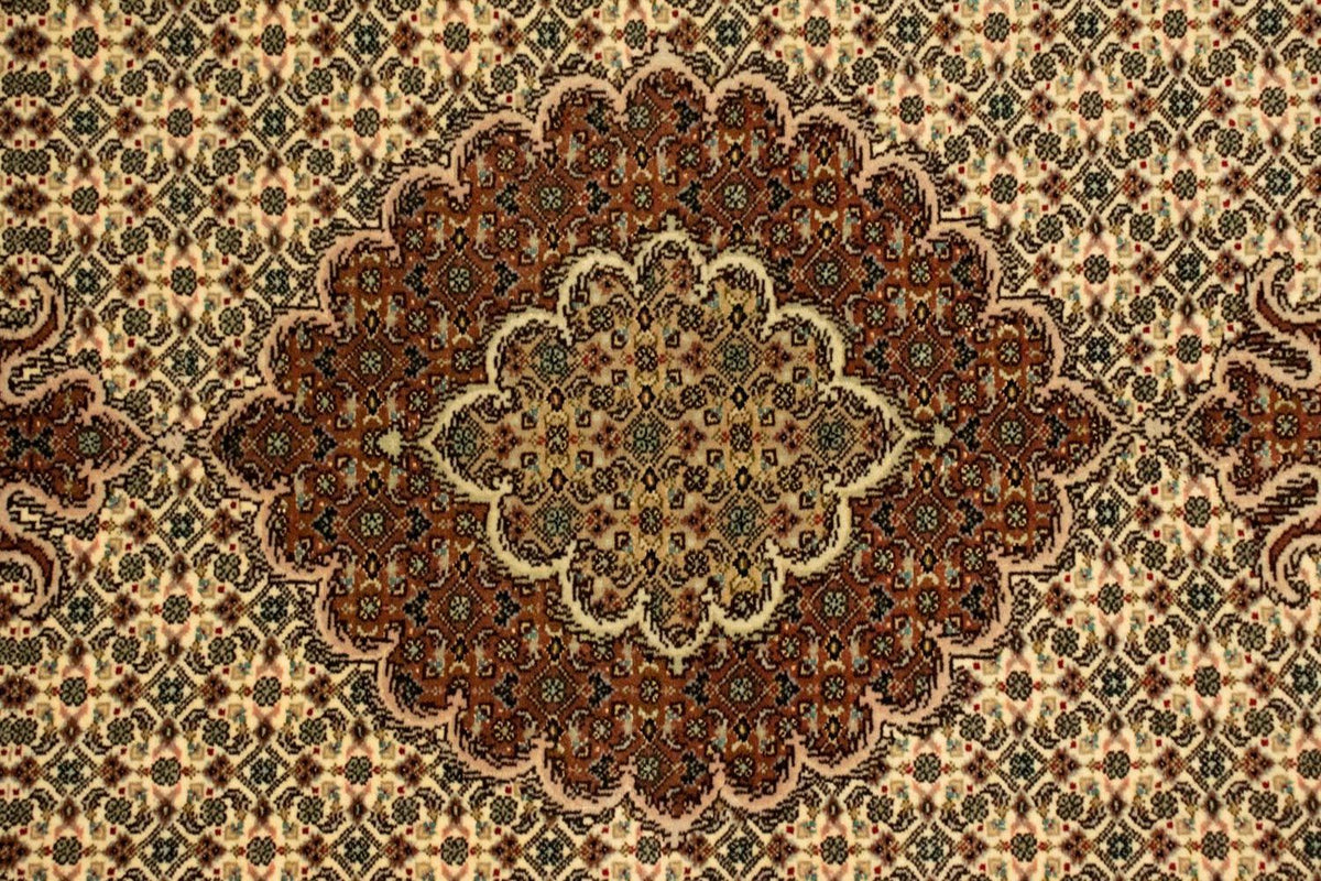 Tapis persan - Tabriz - Royal - 146 x 107 cm - beige
