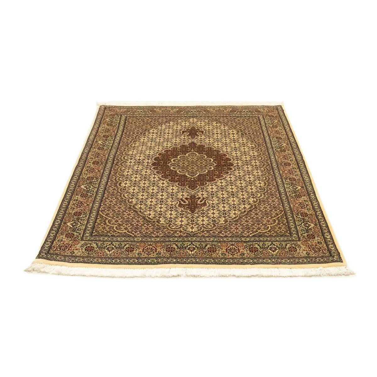 Tapis persan - Tabriz - Royal - 146 x 107 cm - beige
