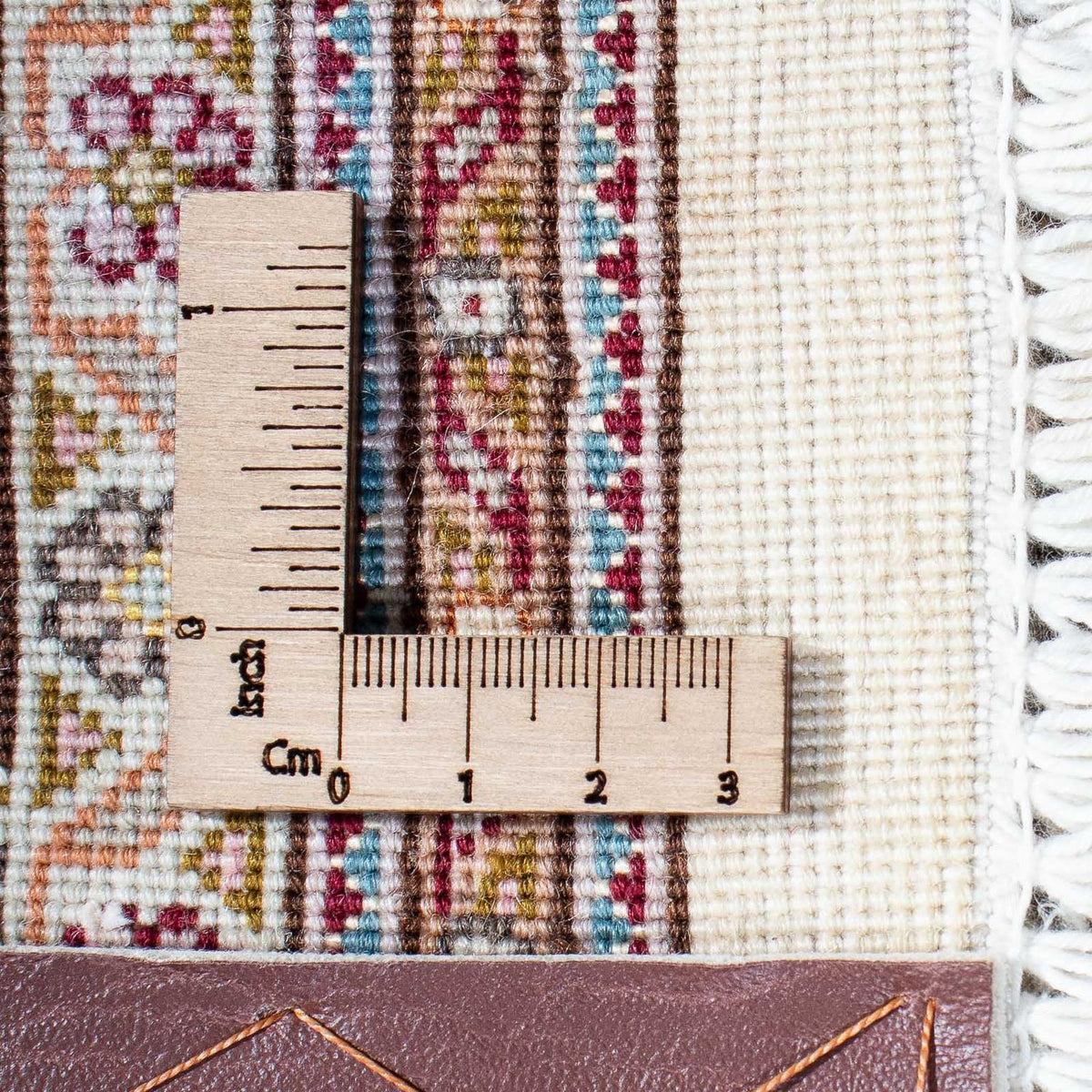 Tapis persan - Tabriz - 203 x 146 cm - marron clair