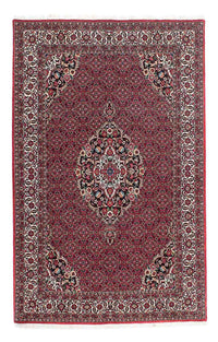Tapis persan - Bidjar - 233 x 140 cm - rouge foncé