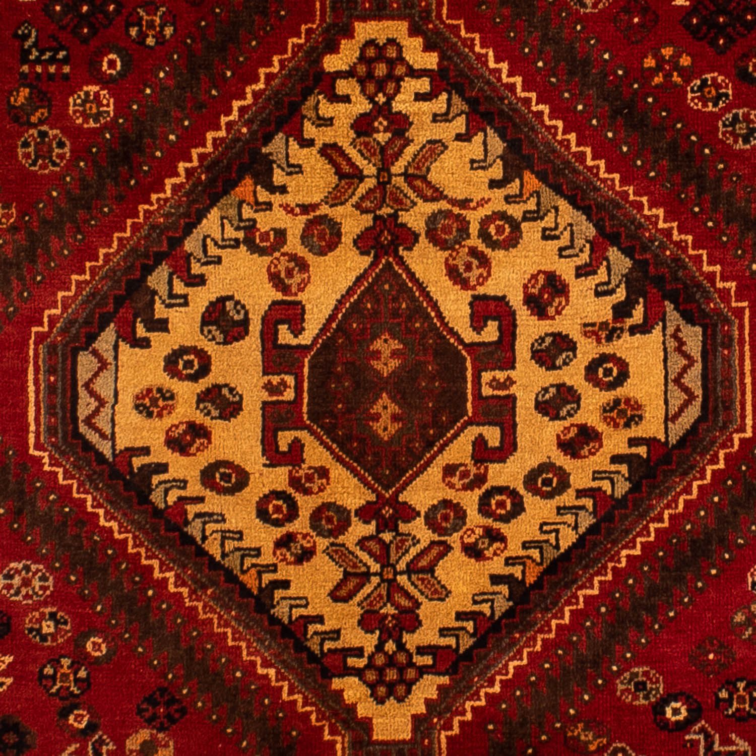 Tapis persan - Nomadic - 290 x 186 cm - rouge foncé